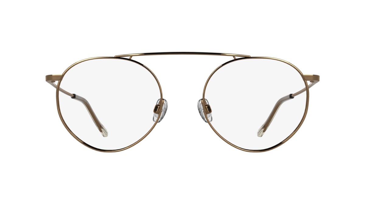 Eyeglasses Calvin Klein CK26105T (771) color amber gold shape round 