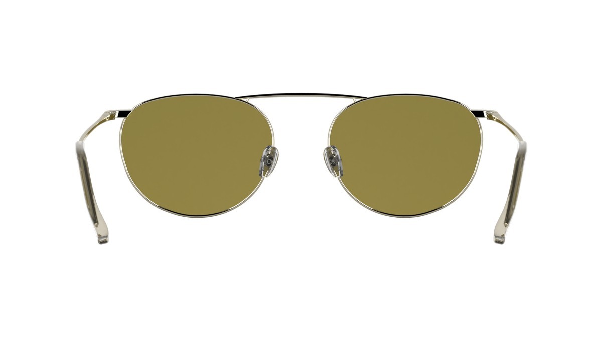 Sunglasses Calvin Klein CK26106ST (716) color light gold shape pantos lenses solid amber
