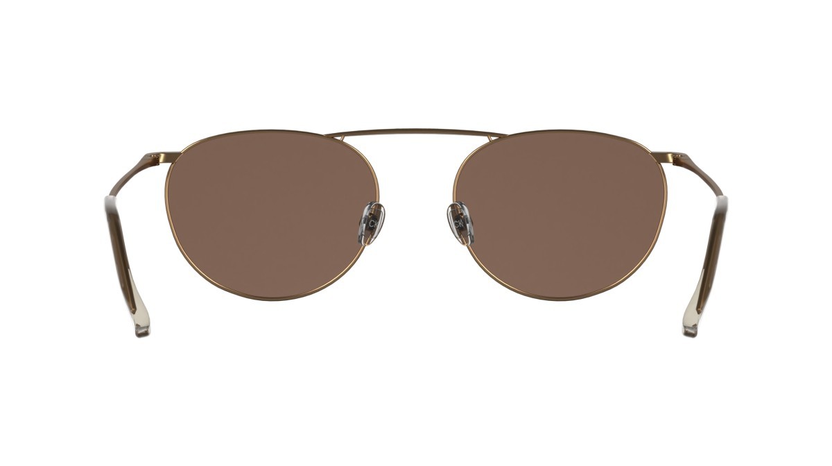 Sunglasses Calvin Klein CK26106ST (771) color matte amber gold shape pantos lenses solid brown