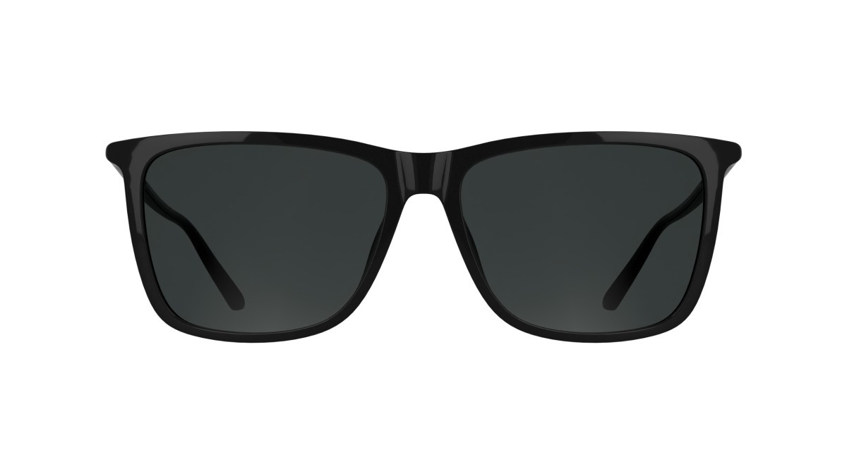 Sunglasses Calvin Klein CK26500S (001) color black shape rectangle lenses solid grey
