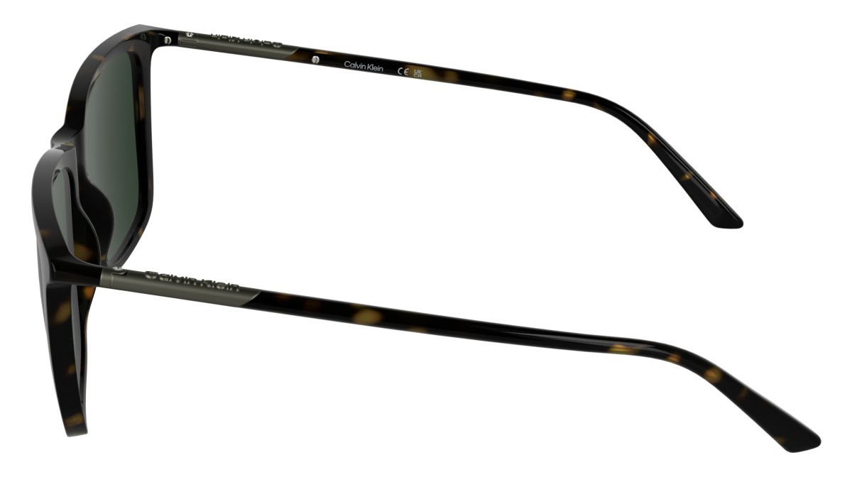 Sunglasses Calvin Klein CK26500S (240) color havana shape rectangle lenses solid green