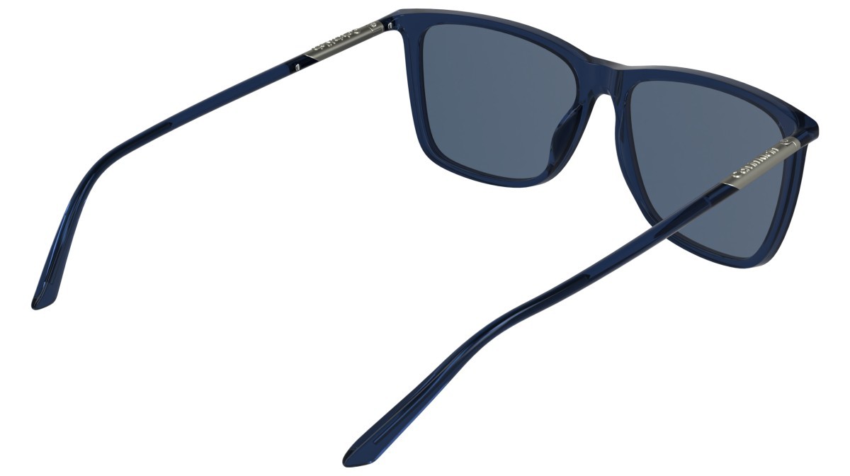 Sunglasses Calvin Klein CK26500S (400) color transparent blue shape rectangle lenses solid blue