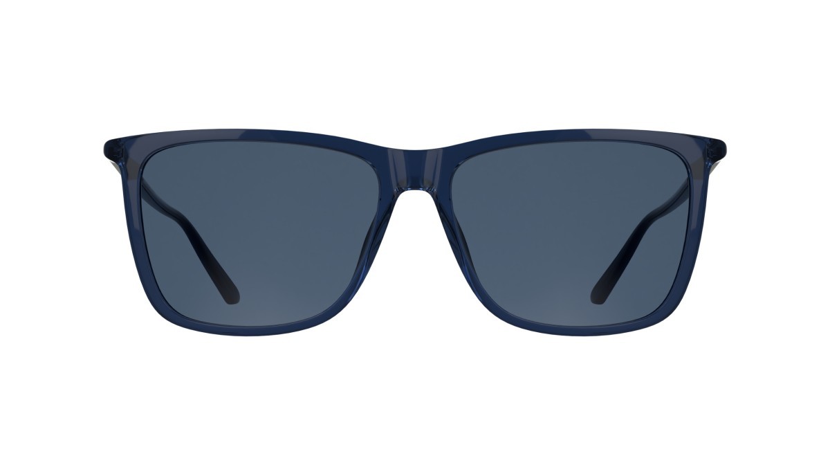 Sunglasses Calvin Klein CK26500S (400) color transparent blue shape rectangle lenses solid blue