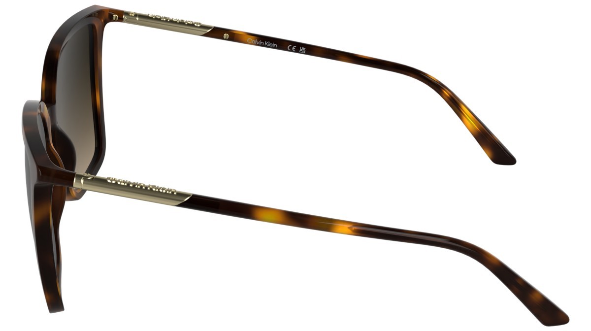 Sunglasses Calvin Klein CK26502S (240) color havana shape butterfly lenses gradient brown