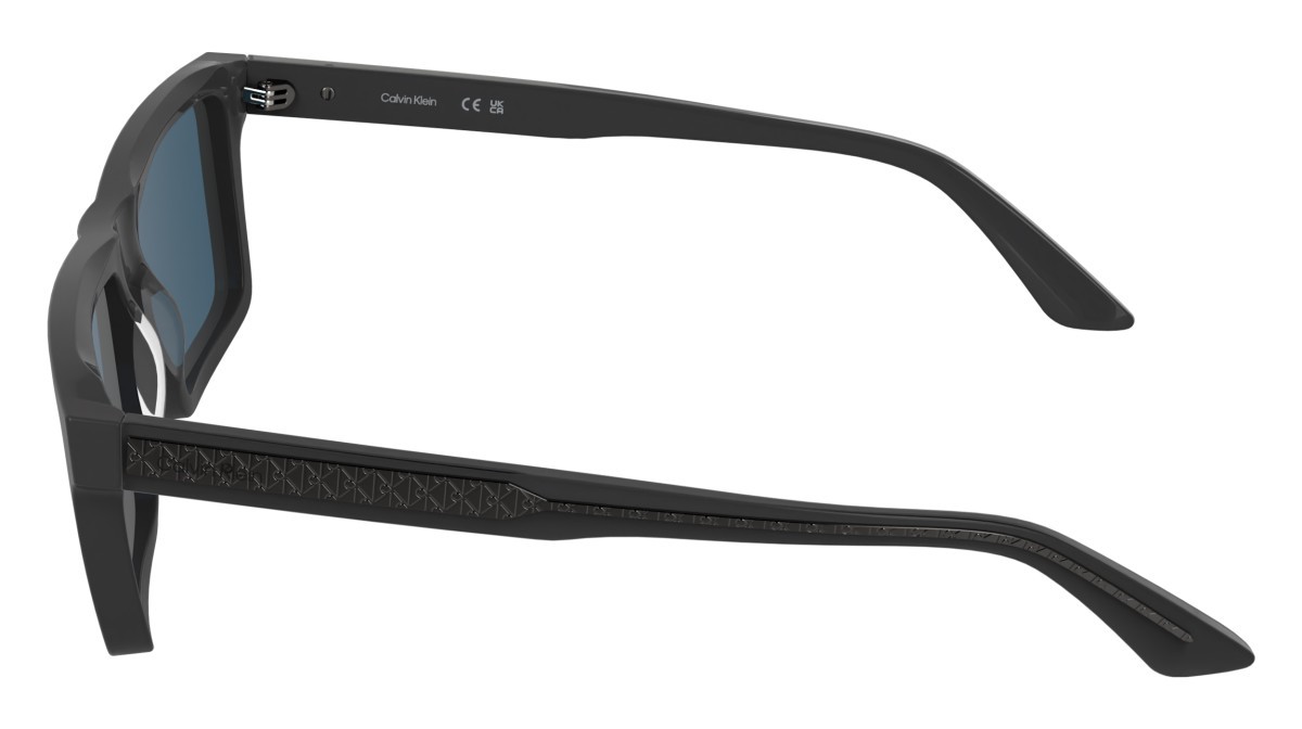 Sunglasses Calvin Klein CK26504S (035) color gray shape rectangle lenses solid blue