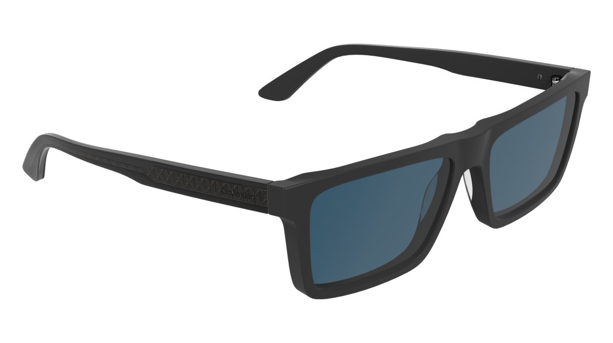 Sunglasses Calvin Klein CK26504S (035) color gray shape rectangle lenses solid blue
