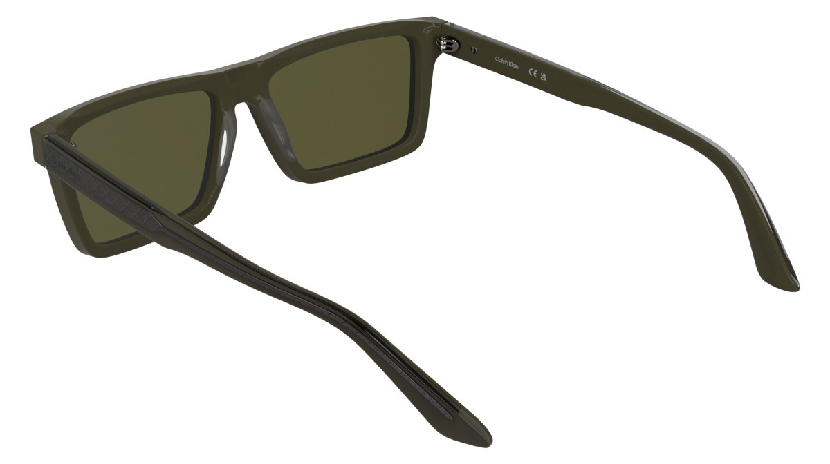 Sunglasses Calvin Klein CK26504S (330) color khaki shape rectangle lenses solid khaki