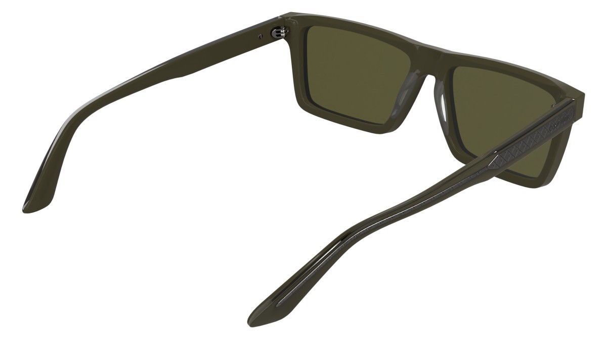 Sunglasses Calvin Klein CK26504S (330) color khaki shape rectangle lenses solid khaki