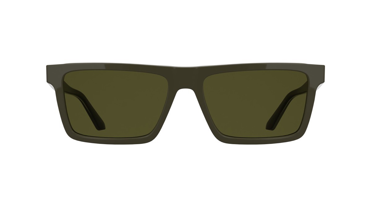 Sunglasses Calvin Klein CK26504S (330) color khaki shape rectangle lenses solid khaki