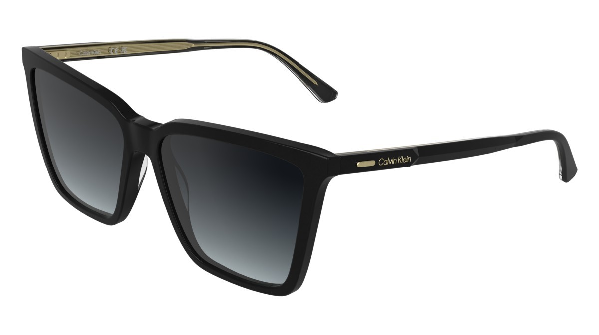 Sunglasses Calvin Klein CK26506S (001) color black shape butterfly lenses gradient grey
