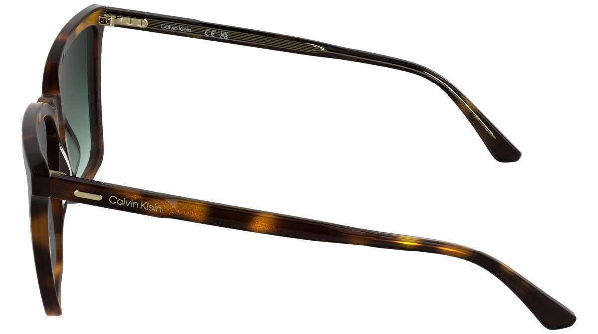 Sunglasses Calvin Klein CK26506S (235) color havana shape butterfly lenses gradient green