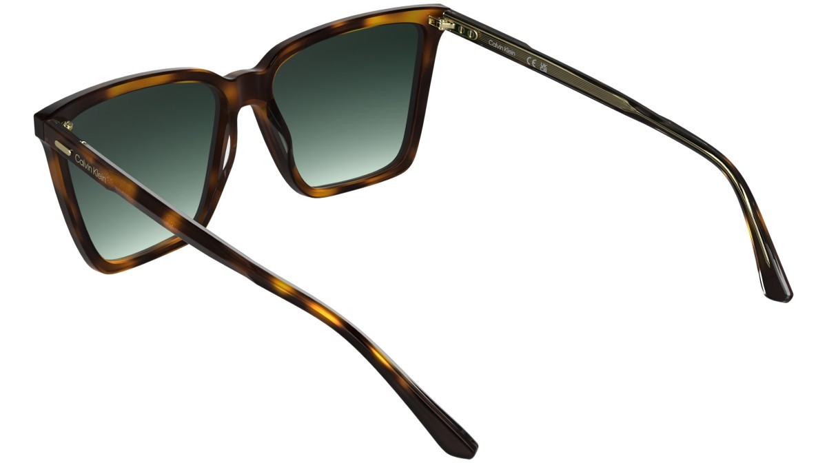 Sunglasses Calvin Klein CK26506S (235) color havana shape butterfly lenses gradient green