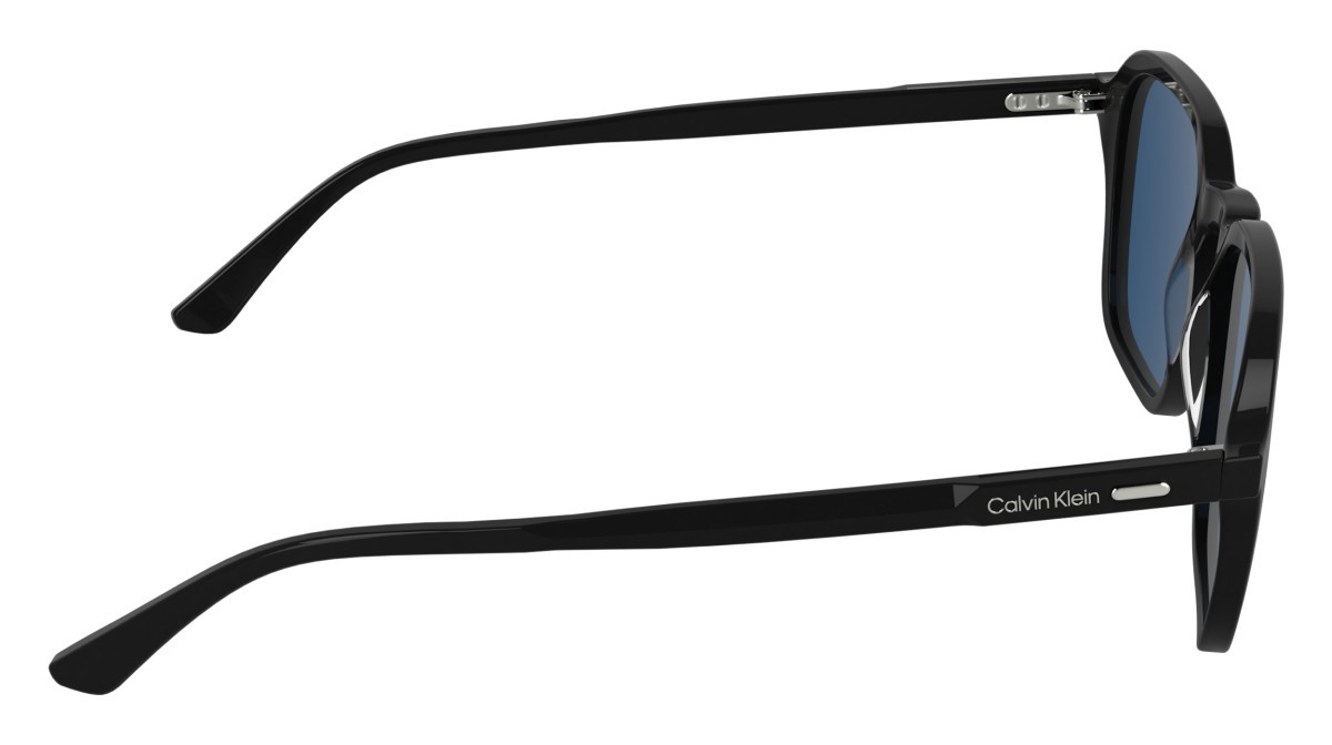 Sunglasses Calvin Klein CK26507S (004) color black/blue shape rectangle lenses solid blue