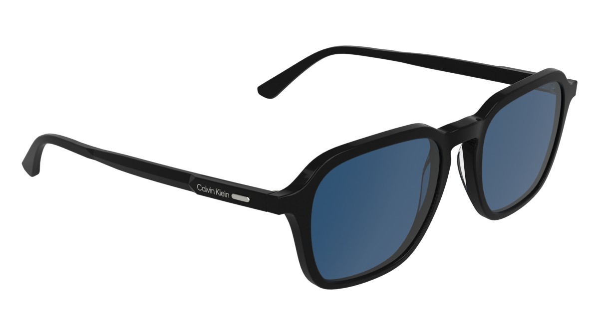 Sunglasses Calvin Klein CK26507S (004) color black/blue shape rectangle lenses solid blue