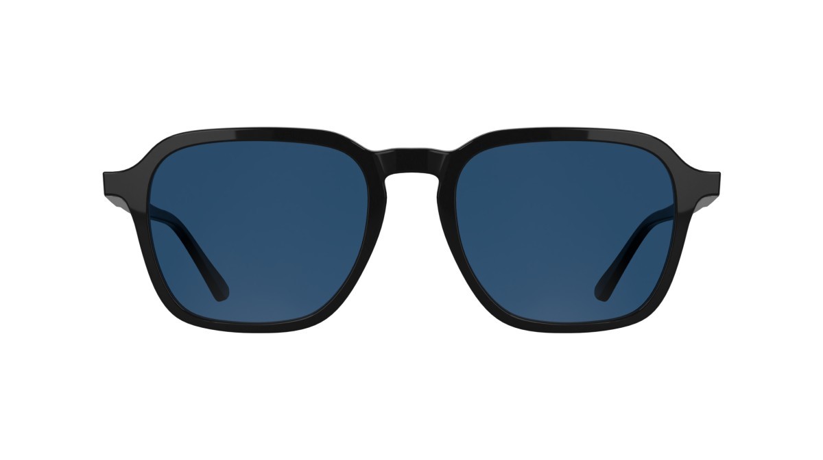 Sunglasses Calvin Klein CK26507S (004) color black/blue shape rectangle lenses solid blue