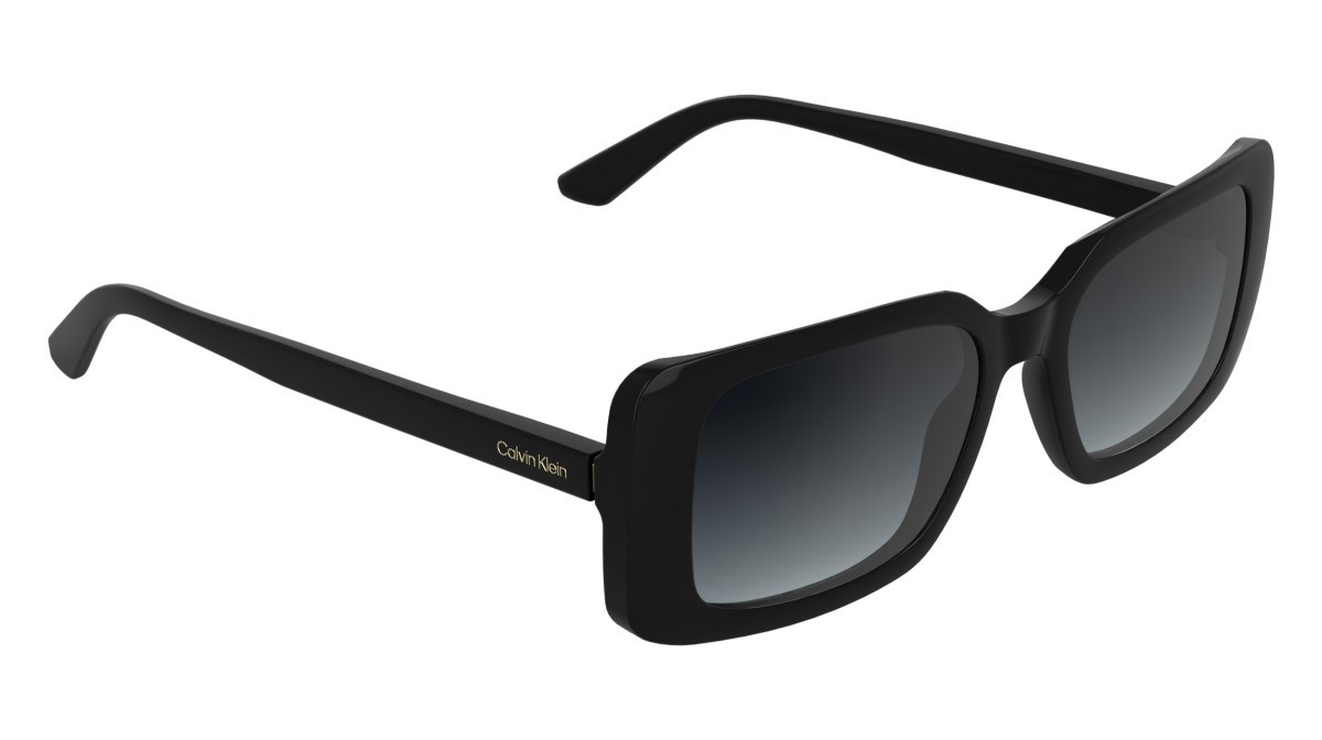 Sonnenbrillen Calvin Klein CK26508S (001) farbe black form rechteckig gläser gradient smoke