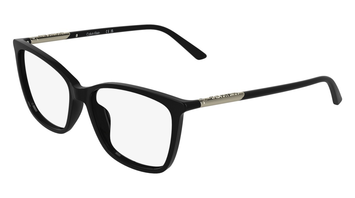 Eyeglasses Calvin Klein CK26509 (001) color black shape cat eye 