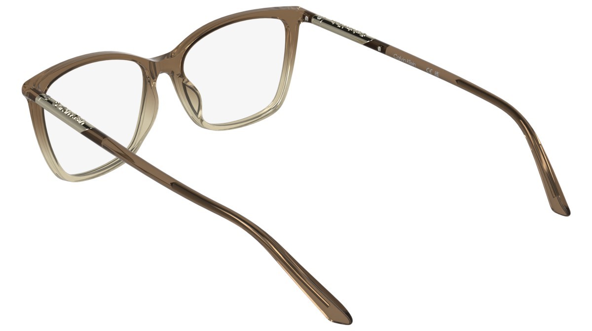 Eyeglasses Calvin Klein CK26509 (200) color transparent gradient brown shape cat eye 
