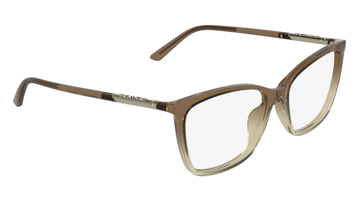 Eyeglasses Calvin Klein CK26509 (200) color transparent gradient brown shape cat eye 