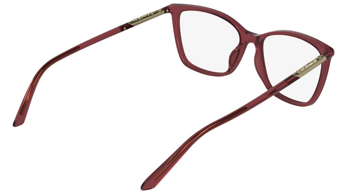 Eyeglasses Calvin Klein CK26509 (605) color transparent burgundy shape cat eye 