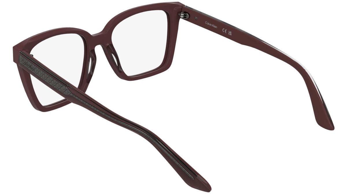 Eyeglasses Calvin Klein CK26512 (605) color burgundy shape butterfly 