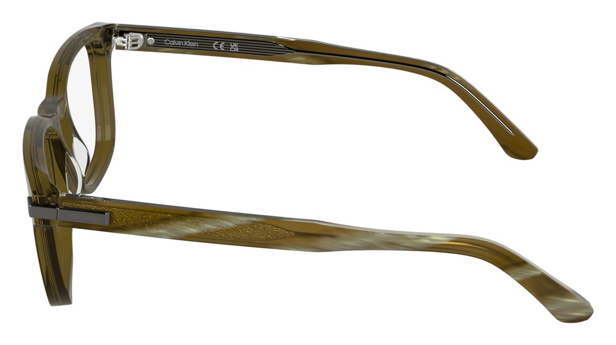 Eyeglasses Calvin Klein CK26514 (310) color transparent olive shape rectangle 