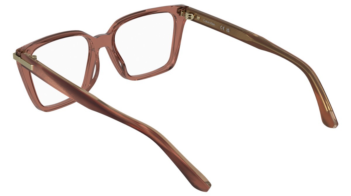 Eyeglasses Calvin Klein CK26515 (618) color transparent brick shape cat eye 