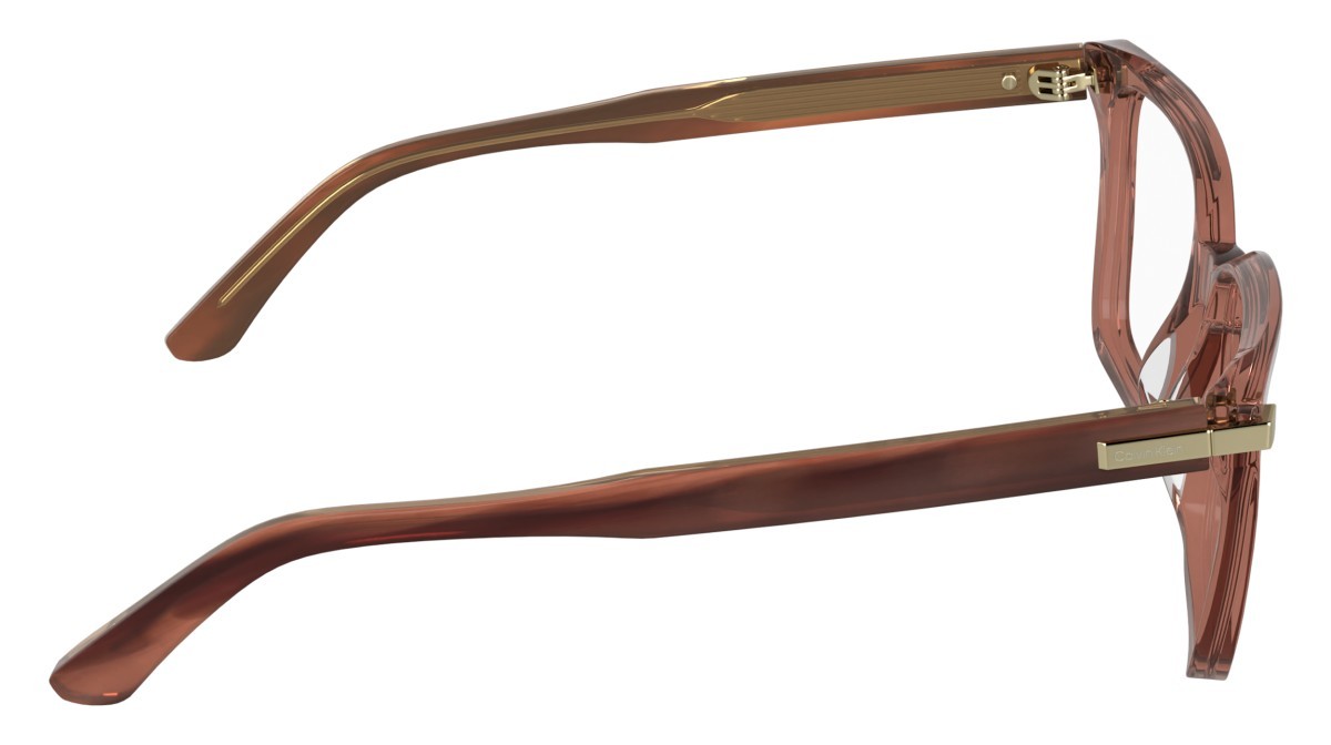 Eyeglasses Calvin Klein CK26515 (618) color transparent brick shape cat eye 