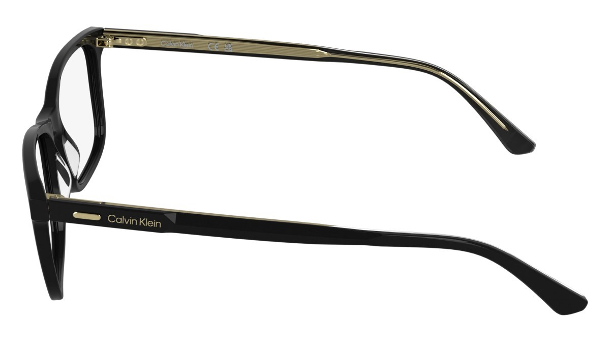 Eyeglasses Calvin Klein CK26516 (001) color black shape rectangle 