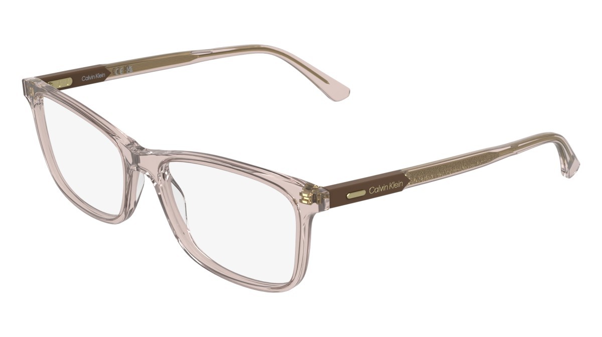 Eyeglasses Calvin Klein CK26516 (272) color transparent nude shape rectangle 