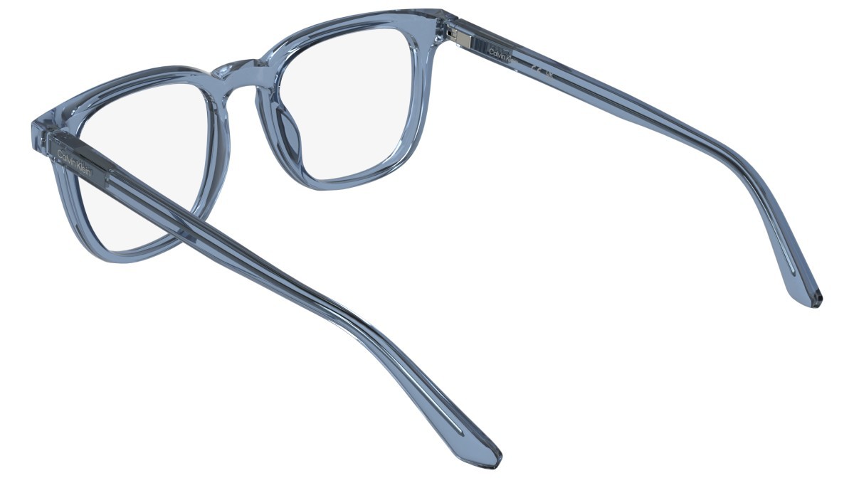 Eyeglasses Calvin Klein CK26519 (400) color transparent blue shape rectangle 