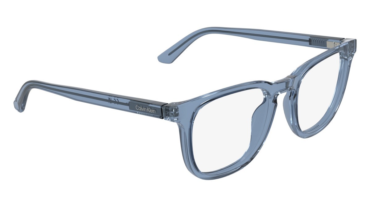 Eyeglasses Calvin Klein CK26519 (400) color transparent blue shape rectangle 