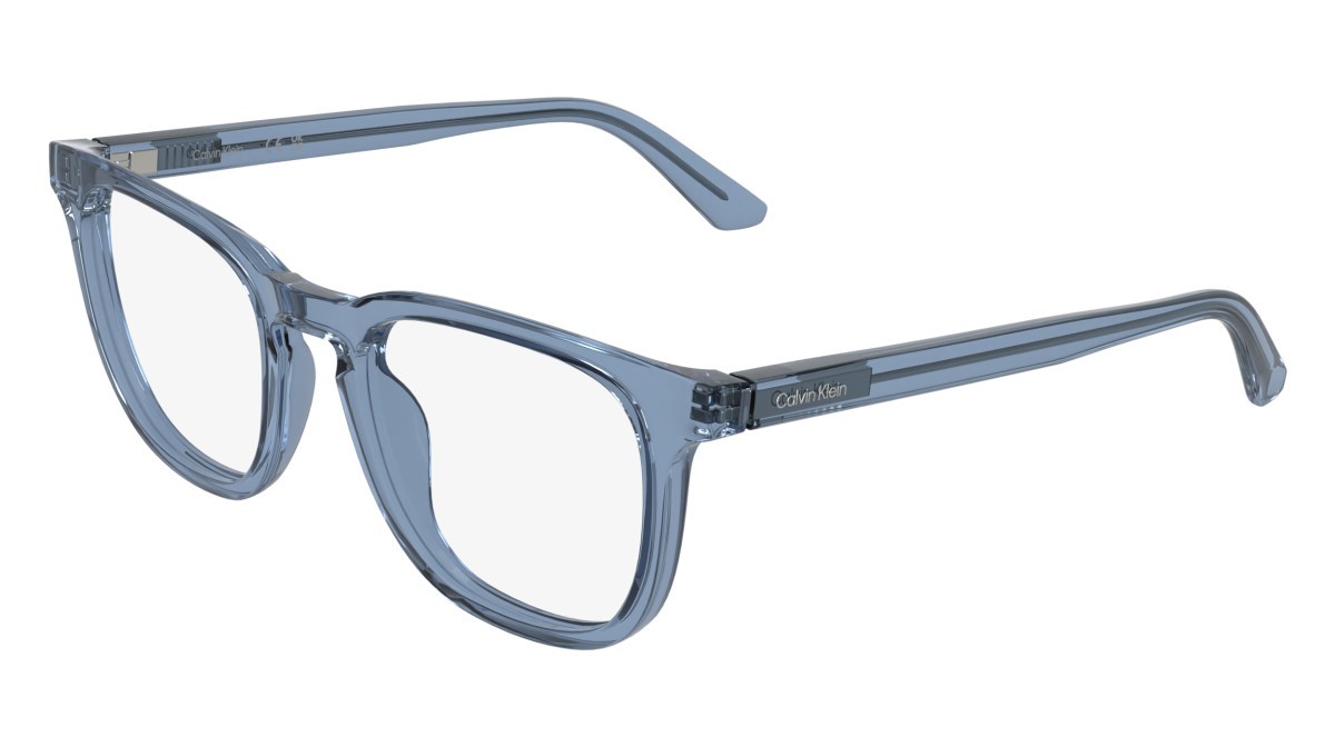 Eyeglasses Calvin Klein CK26519 (400) color transparent blue shape rectangle 