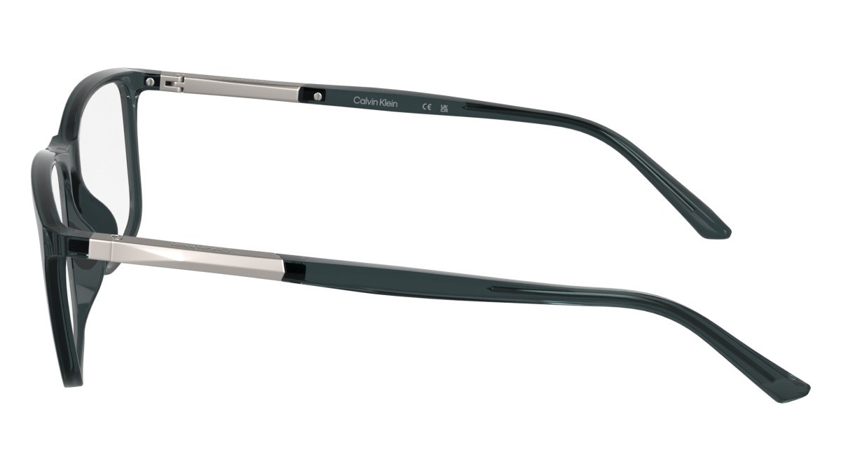 Eyeglasses Calvin Klein CK5864N (035) color transparent grey shape rectangle lenses colore - 3