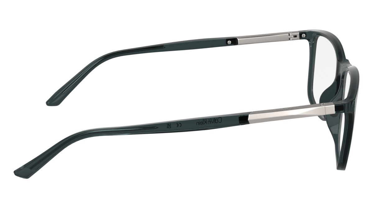 Eyeglasses Calvin Klein CK5864N (035) color transparent grey shape rectangle lenses colore - 3