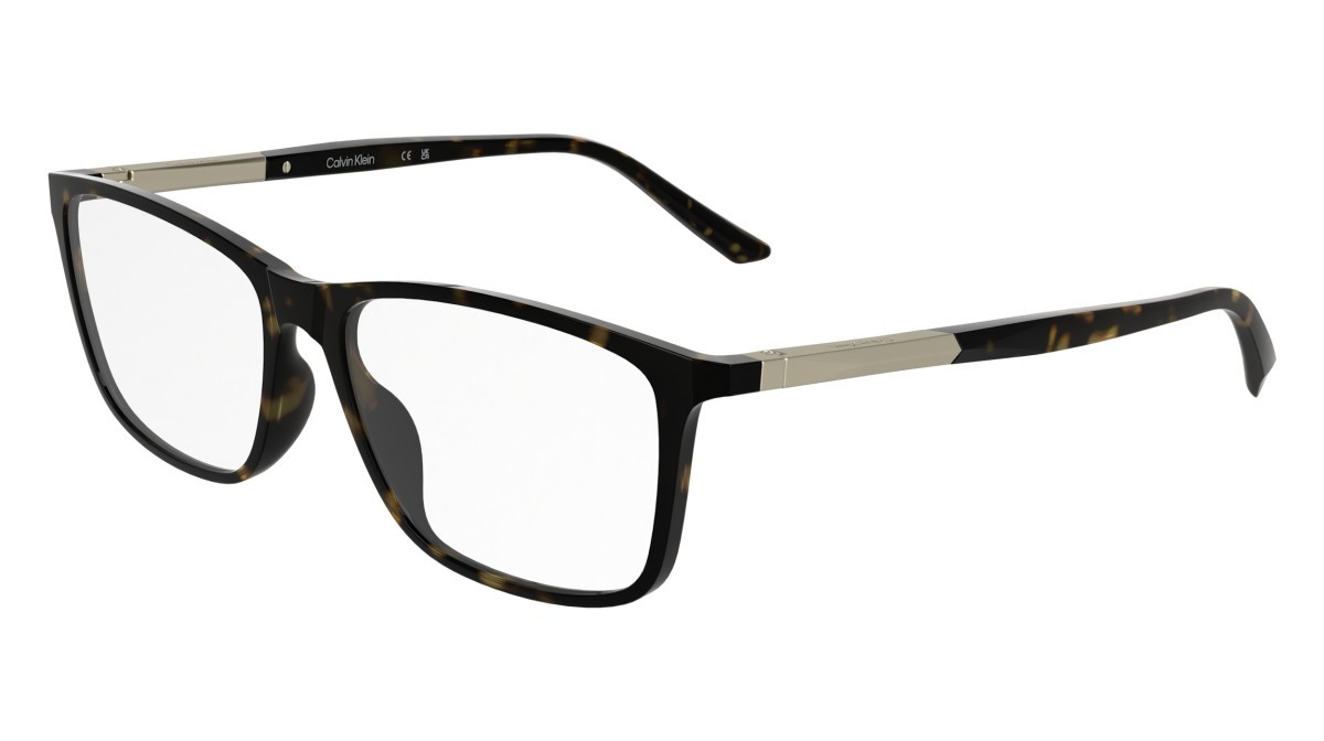 Eyeglasses Calvin Klein CK5864N (235) color dark havana shape rectangle lenses colore - 2