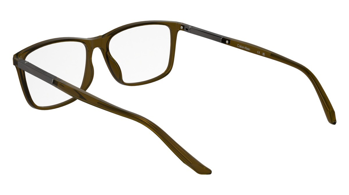 Eyeglasses Calvin Klein CK5864N (261) color transparent amber shape rectangle lenses colore - 5
