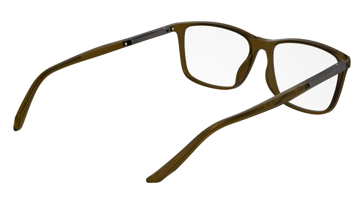 Eyeglasses Calvin Klein CK5864N (261) color transparent amber shape rectangle lenses colore - 5