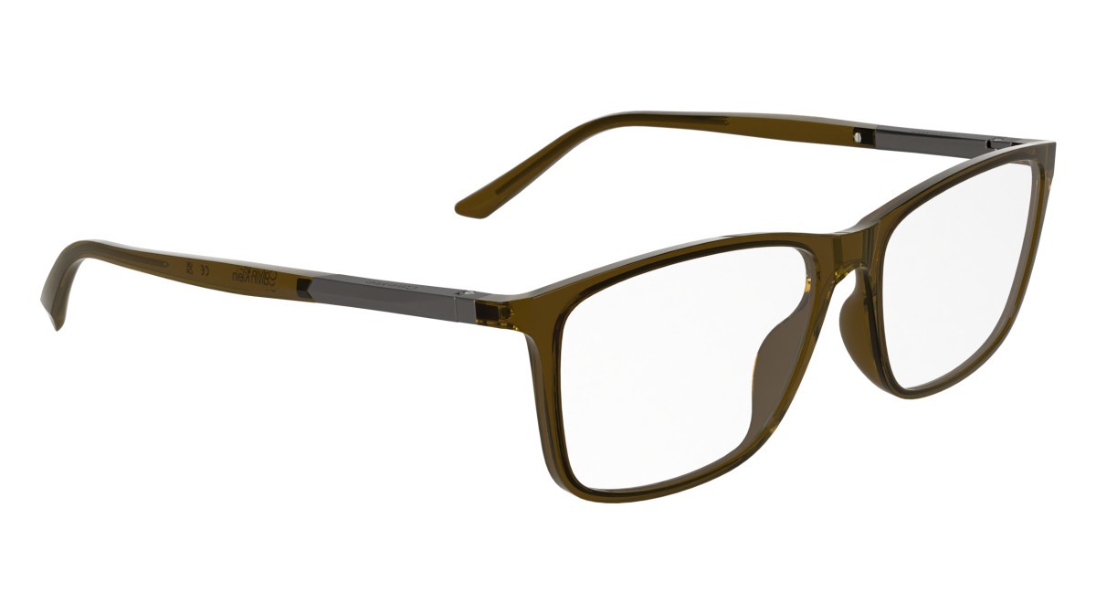 Eyeglasses Calvin Klein CK5864N (261) color transparent amber shape rectangle lenses colore - 5