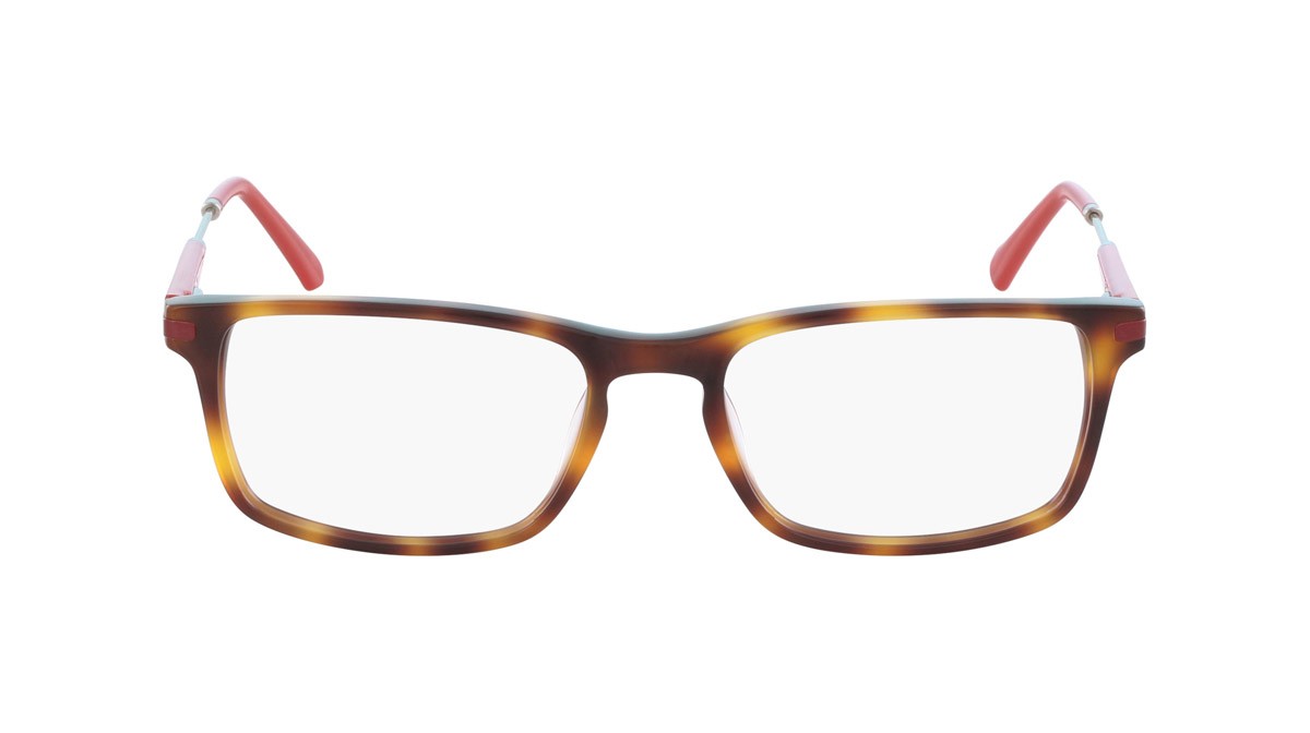 Brillen Calvin Klein Jeans CKJ18707 (240) farbe soft tortoise form rechteckig 
