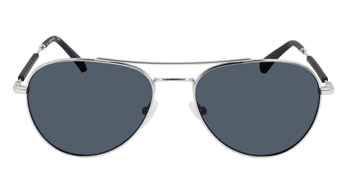 Sunglasses Calvin Klein Jeans CKJ20109S (045) color shiny silver shape aviator 