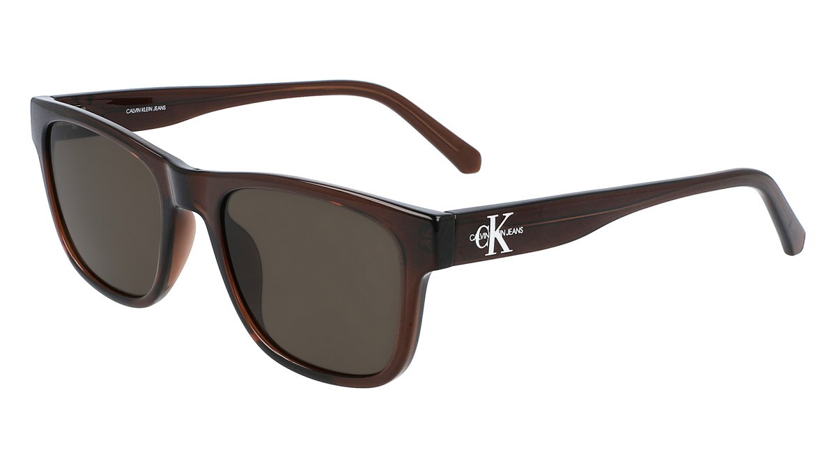 Sonnenbrillen Calvin Klein Jeans CKJ20632S (210) farbe crystal brown form rechteckig 