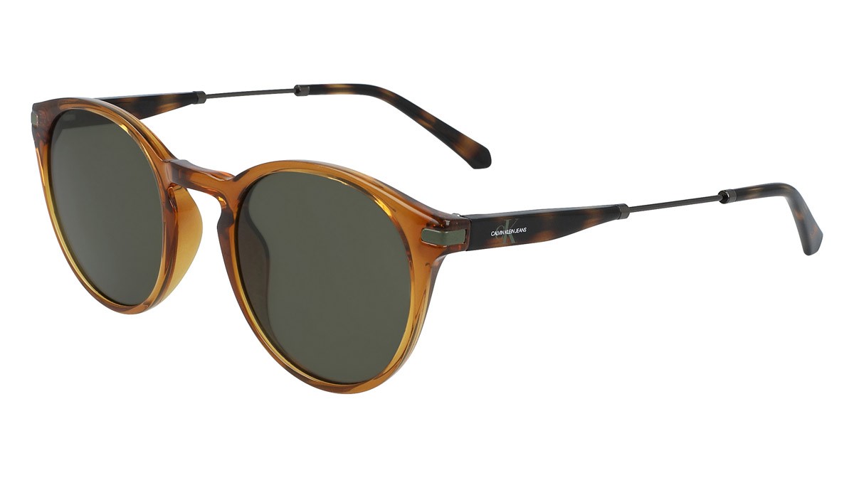 Sonnenbrillen Calvin Klein Jeans CKJ20705S (702) farbe crystal honey form rund 