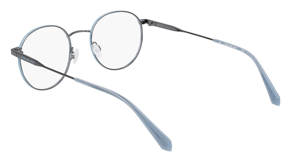 Brillen Calvin Klein Jeans CKJ21215 (011) farbe gunmetal/smoke form rund 
