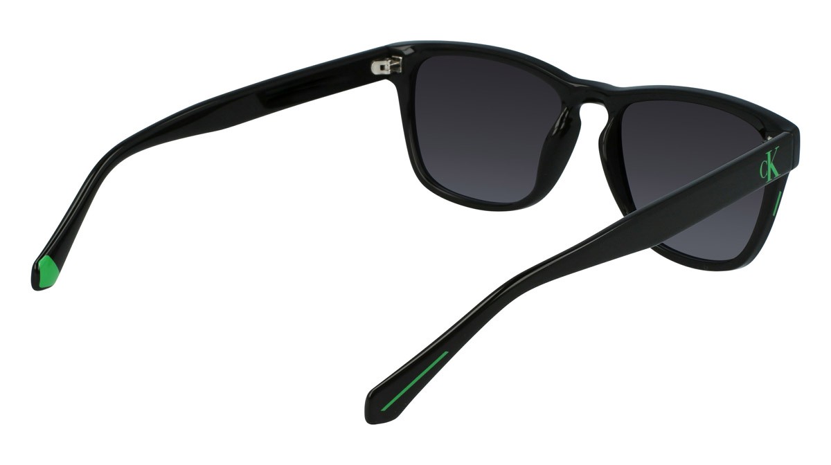 Sunglasses Calvin Klein Jeans CKJ21623S (001) color black shape rectangle lenses gradient grey
