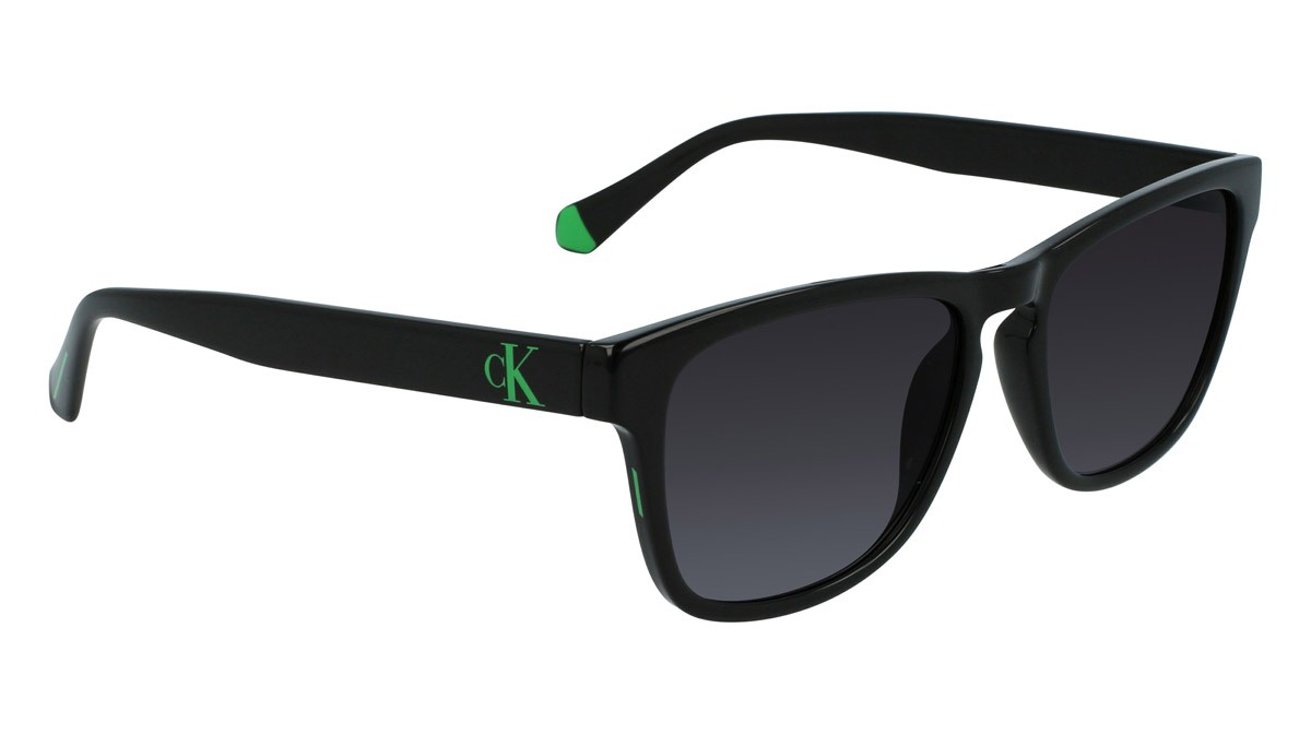 Sunglasses Calvin Klein Jeans CKJ21623S (001) color black shape rectangle lenses gradient grey