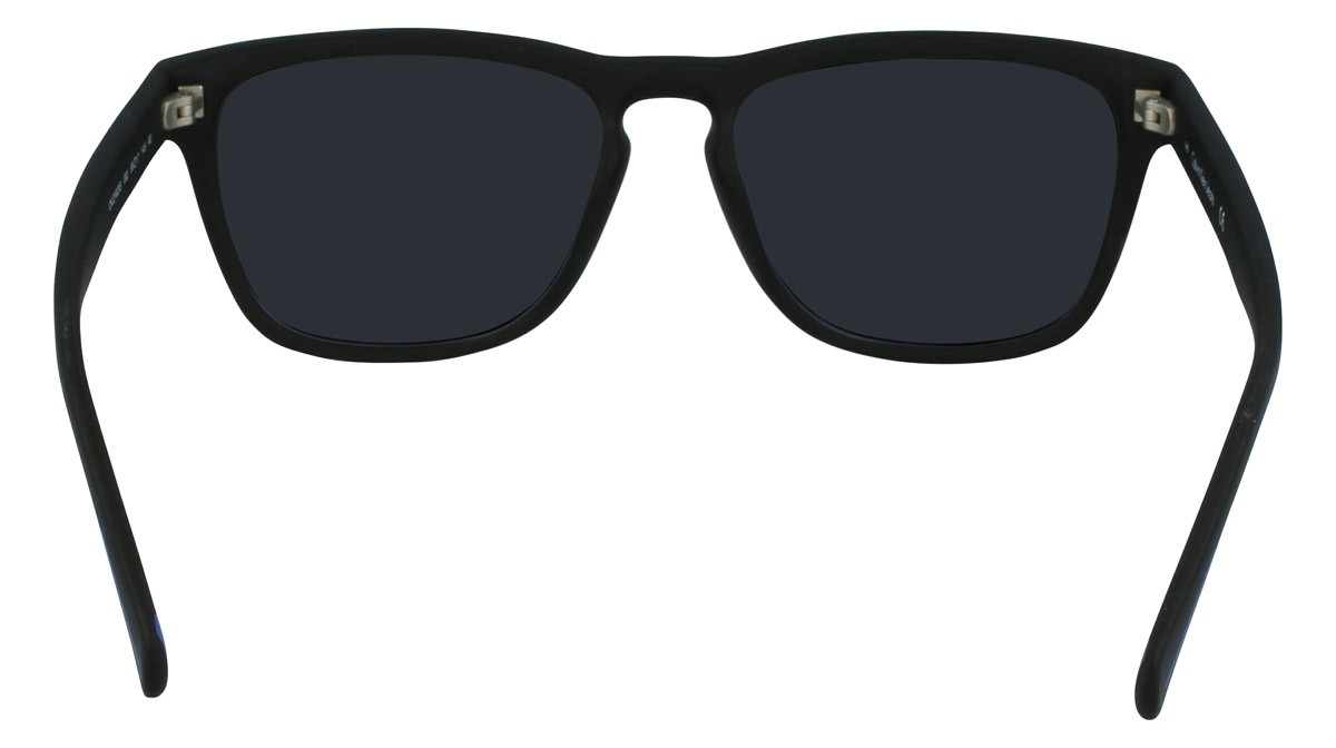 Sonnenbrillen Calvin Klein Jeans CKJ21623S (002) farbe matte black form rechteckig gläser solid grey/blue mirror