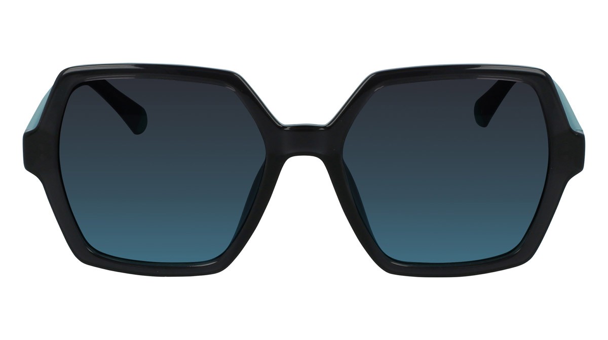 Sonnenbrillen Calvin Klein Jeans CKJ21629S (050) farbe gray form quadratisch gläser gradient gray/aqua