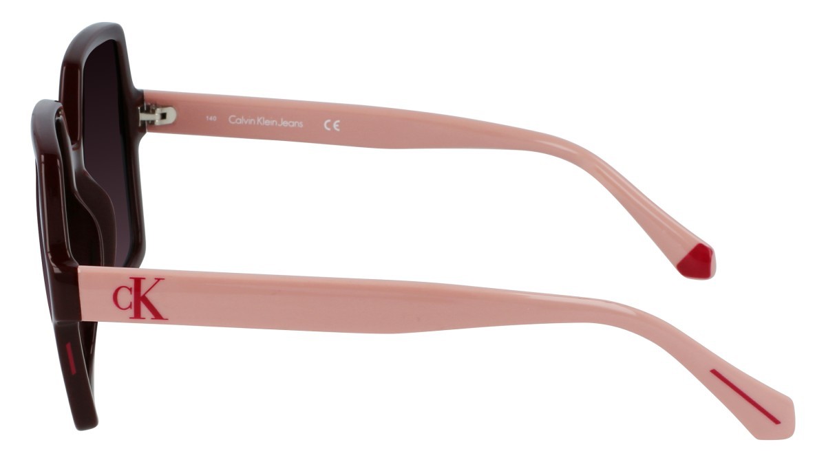 Sunglasses Calvin Klein Jeans CKJ21629S N (603) color burgundy shape square 