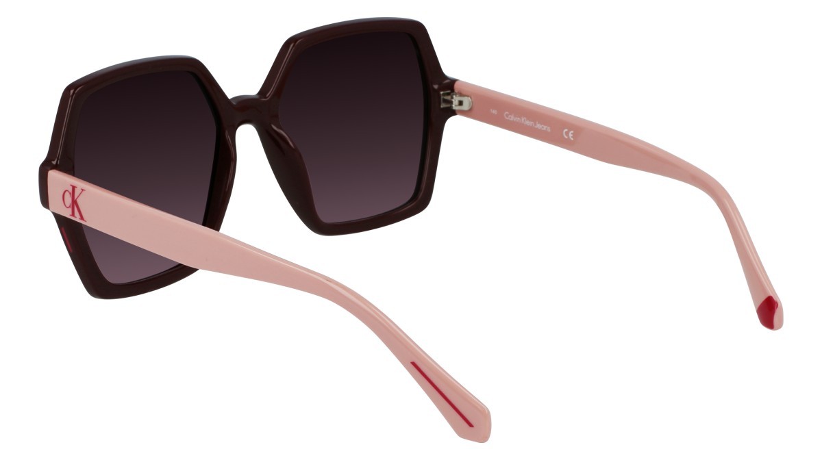 Sunglasses Calvin Klein Jeans CKJ21629S N (603) color burgundy shape square 